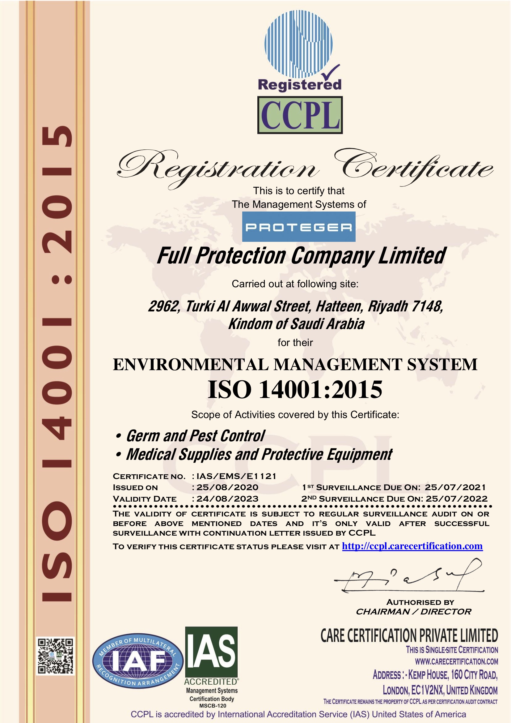 ENVIRONMENTAL MANAGEMENT SYSTEM